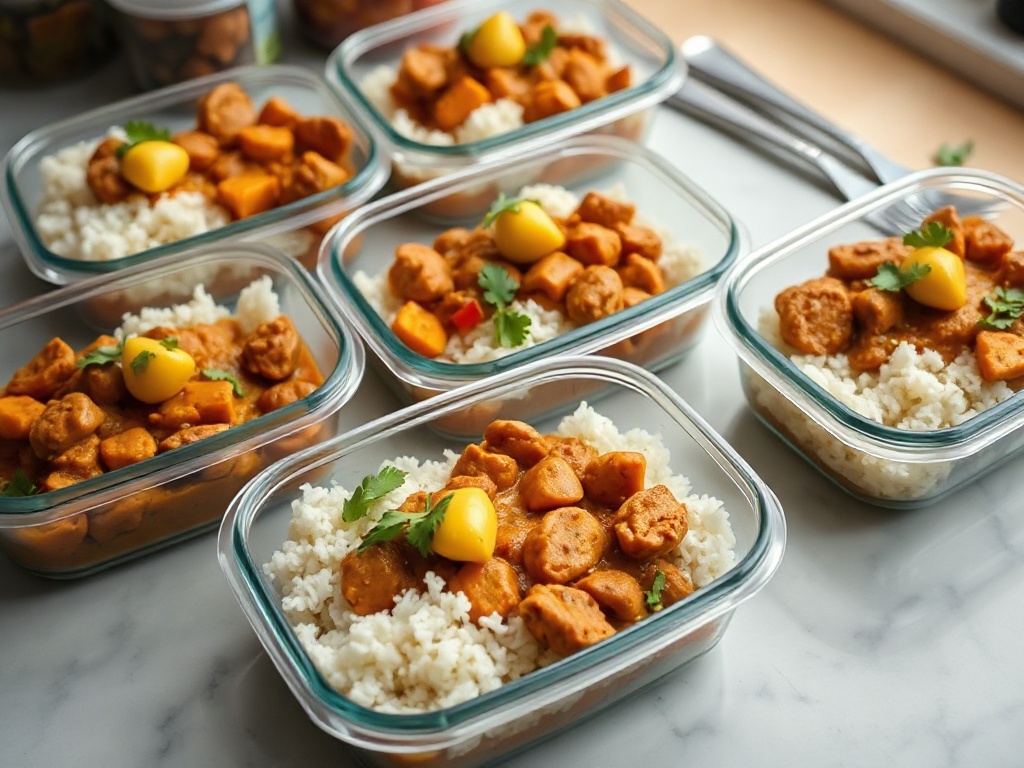 Sunday Meal-Prep — Indian Batch Week