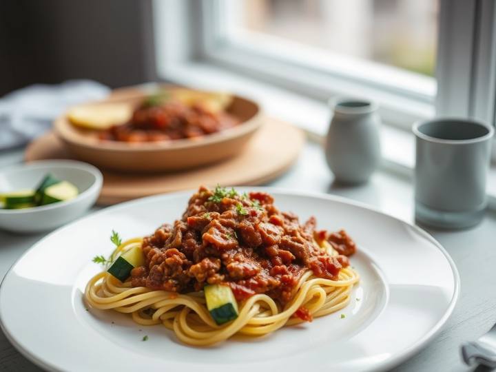 My Beef Bolognese with Zucchini