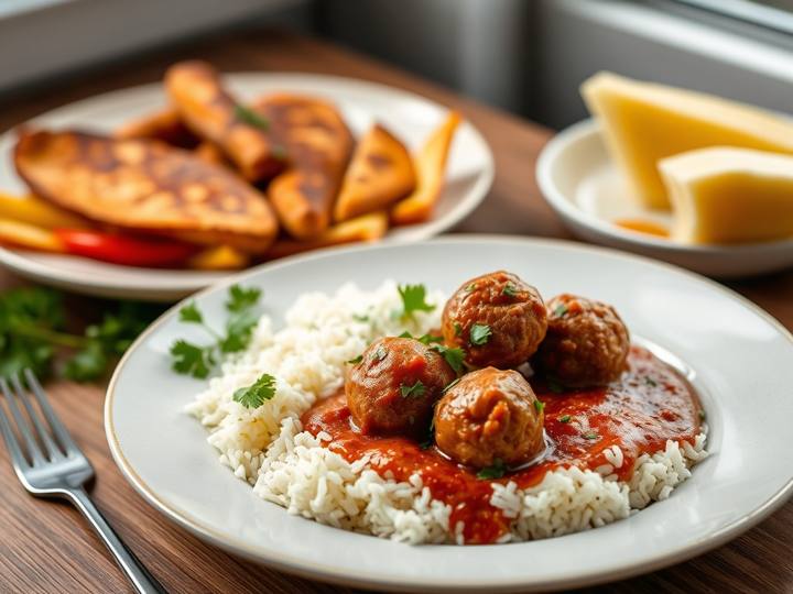 Beef Kofta with Rice