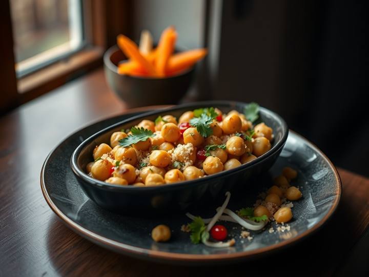 Boiled Chickpea Chaat (Mild)