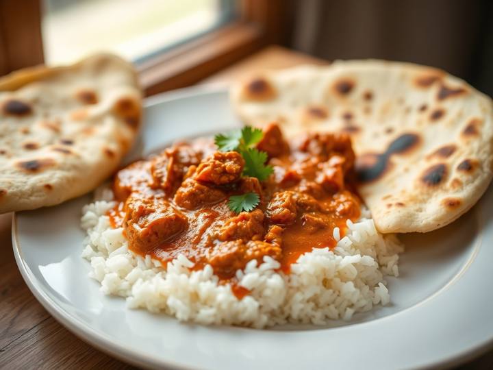 My Butter Chicken with Naan