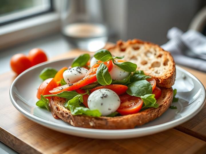 Caprese Salad with Crusty Bread