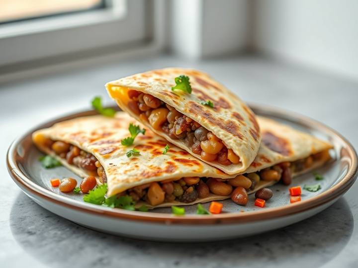 Cheesy Bean Quesadilla