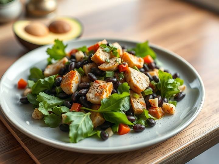 Zesty Chicken and Black Bean Salad