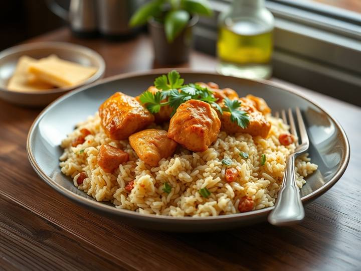 Chicken Curry with Brown Rice