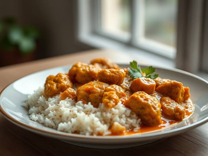 Chicken Curry with Basmati Rice