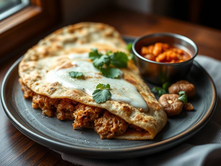Chicken Keema Dosa