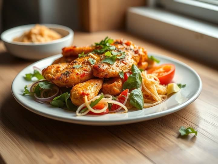 Chicken Tikka Salad