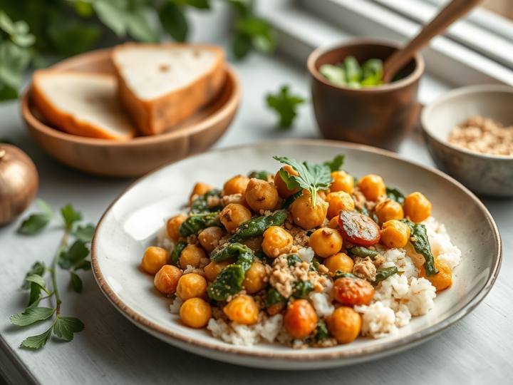 Chickpea Spinach Curry