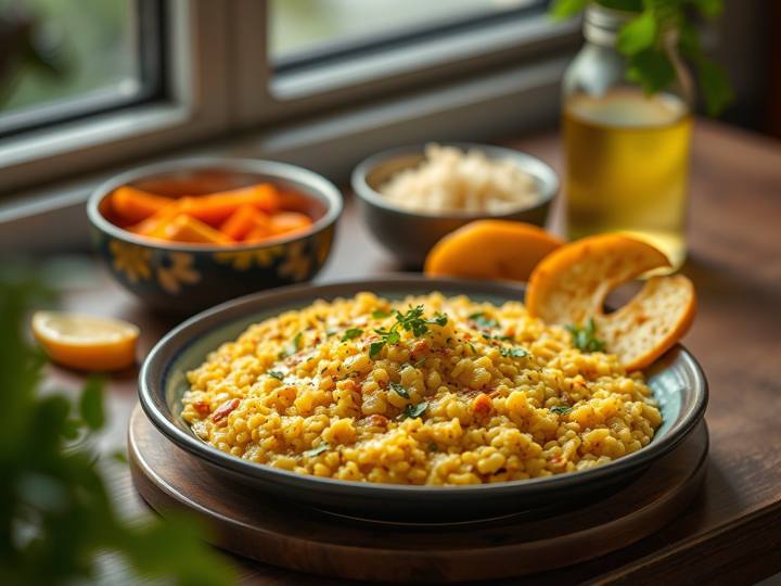 My Dal Khichdi with Ghee