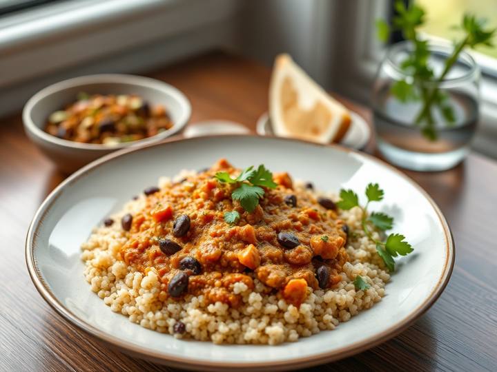 Dal Makhani Quinoa Bowl