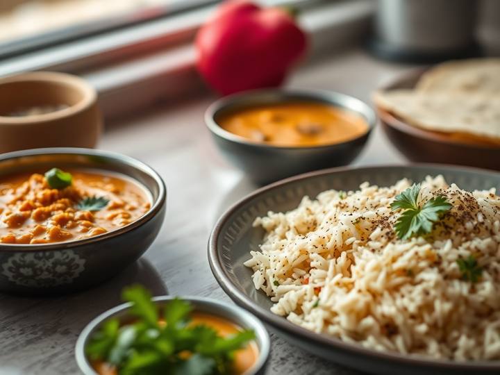 Dal Tadka with Jeera Rice