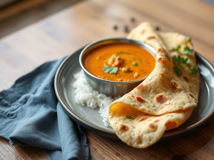 Dal Tadka with Roti
