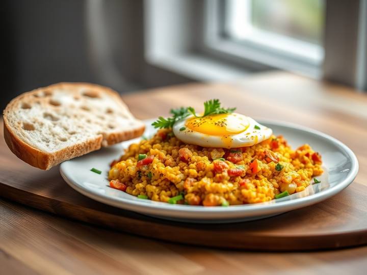 Anda Bhurji with Pav