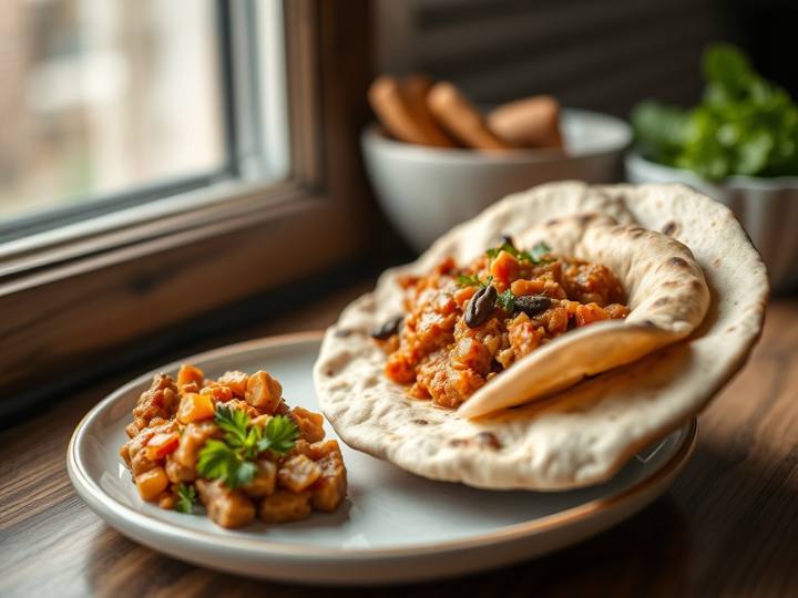 Ful Medames with Pita