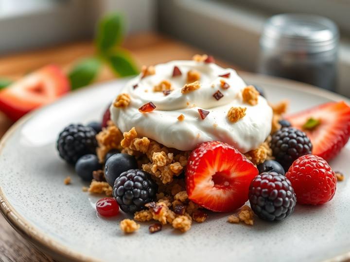 My Greek Yogurt with Fruit Granola