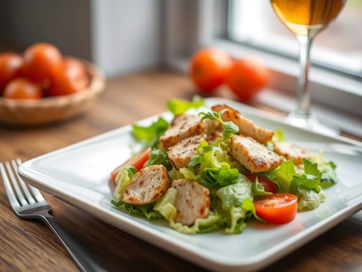 Grilled Chicken Caesar Salad