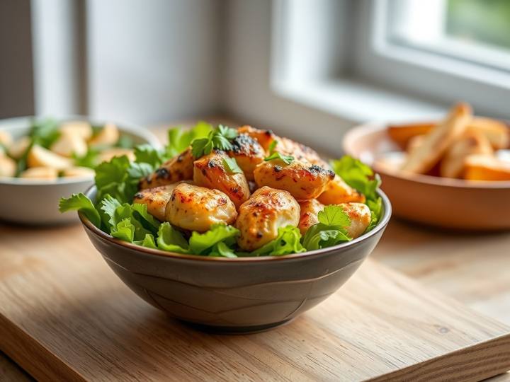Grilled Chicken and Potato Bowl