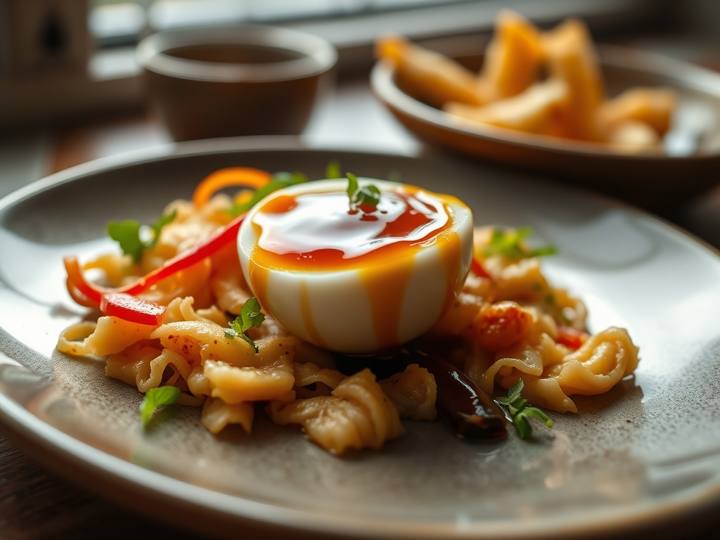Hard-boiled Egg with Soy