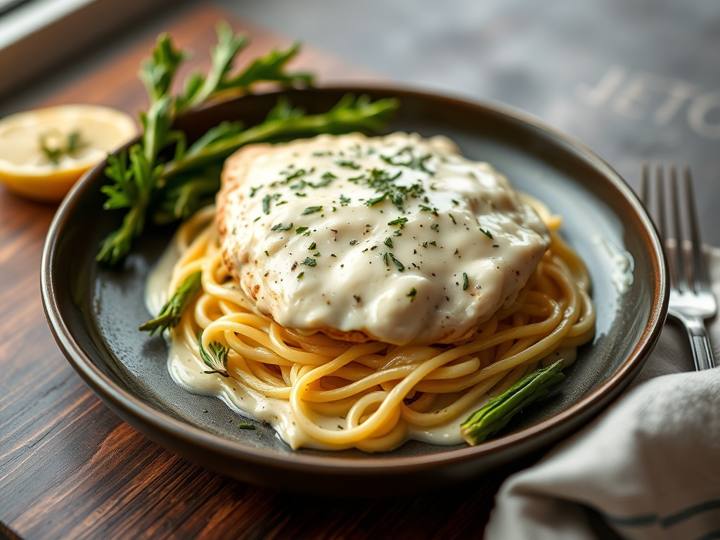 Keto Chicken Alfredo
