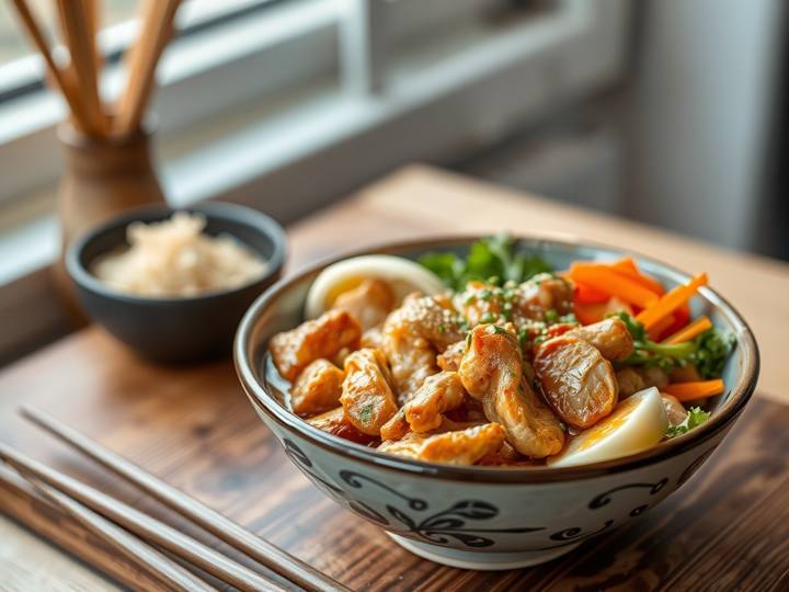 My Korean Chicken Bowl (Dakgalbi Style)