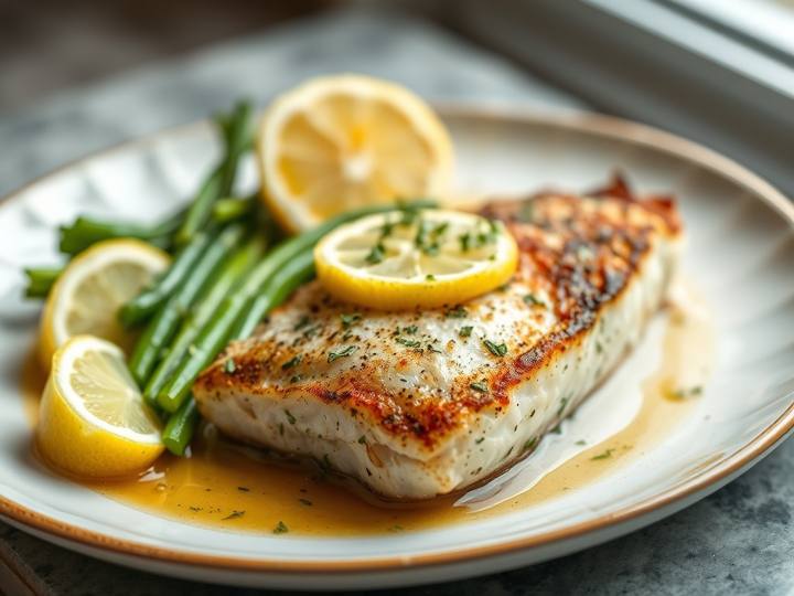 Lemon Herb Baked Cod