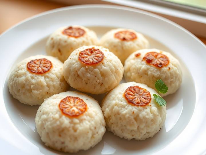 Millet Idli with Coconut Chutney