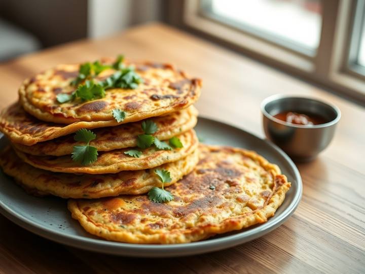 Moong Dal Cheela Pancakes