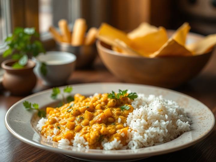 Moong Dal with Rice