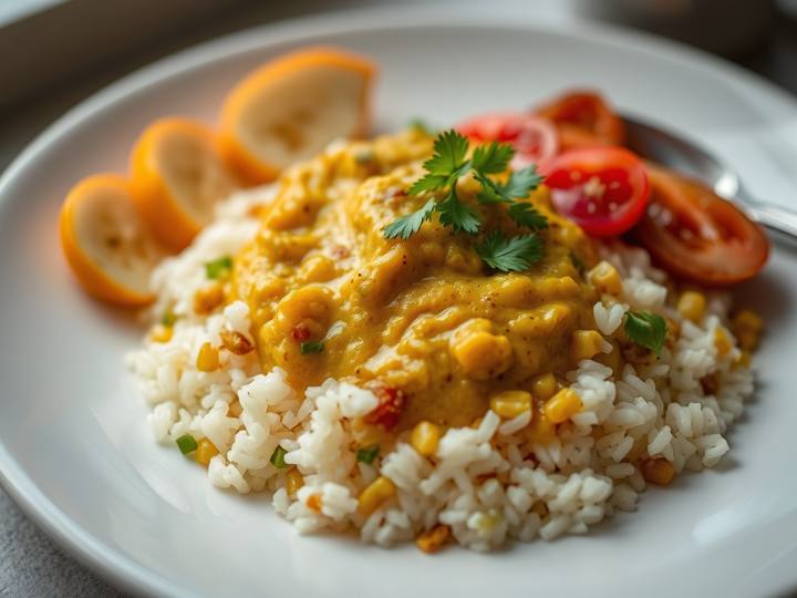 Mung Dal with Jeera Rice