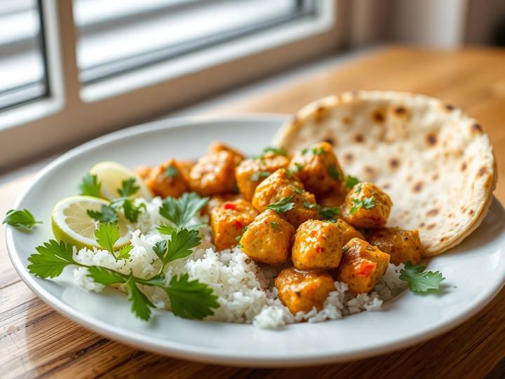 Paneer Bhurji with Roti