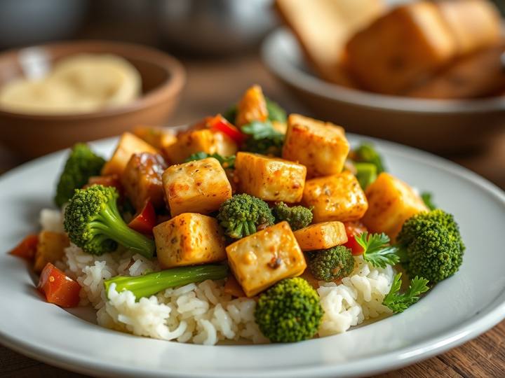 Paneer Broccoli Stir-fry