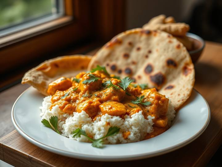 Paneer Butter Masala with Roti