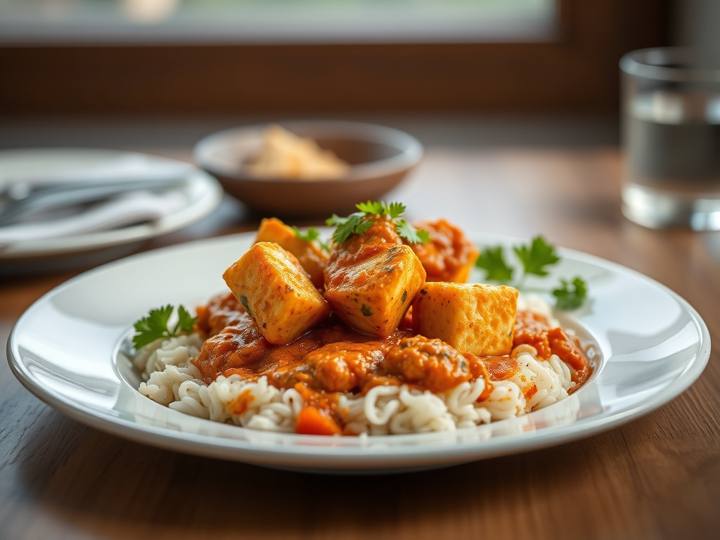 Reduced-Fat Paneer Tikka Masala