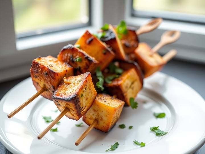 Paneer Tikka Skewers