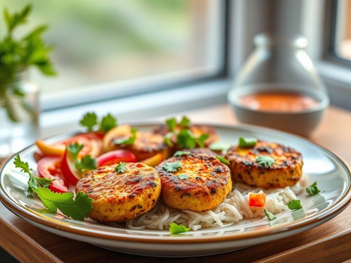 Paneer Tikki, Baked