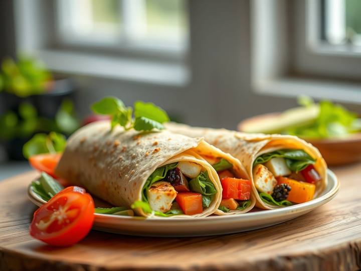 Paneer Veggie Wrap