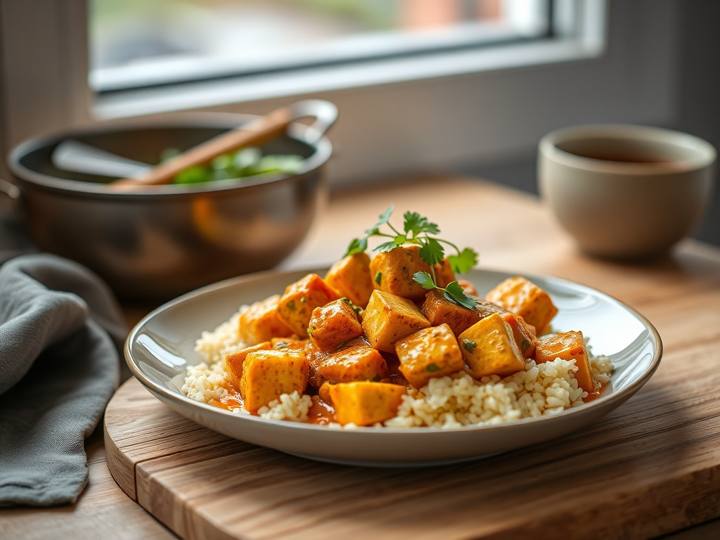 Peanut Tofu Curry