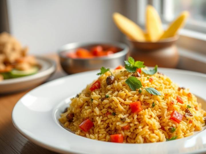 My Poha with Vegetables