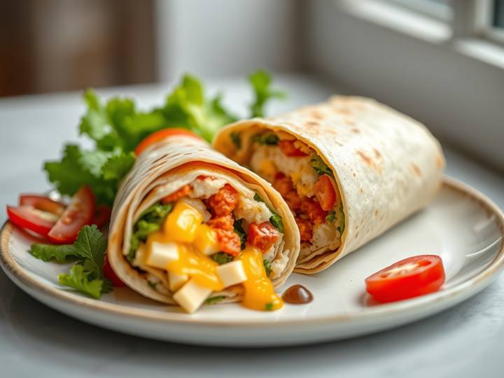 My Quick Breakfast Burrito