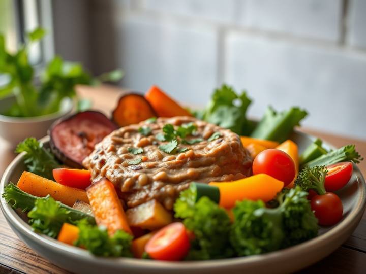 My Refried Bean Dip & Veggies