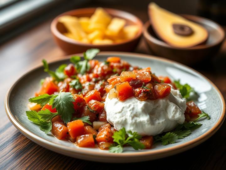 My Salsa with Cottage Cheese