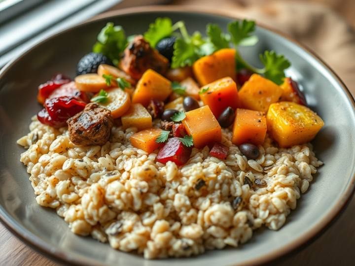 Savory Oats with Veggies