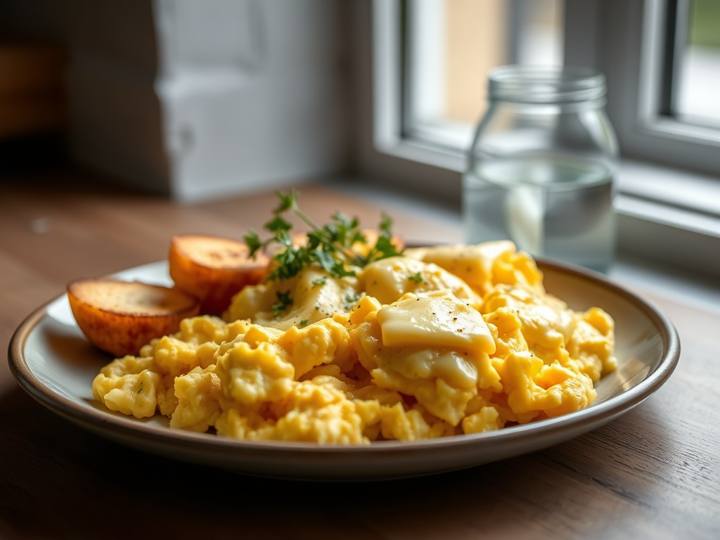 My Scrambled Eggs with Cheese