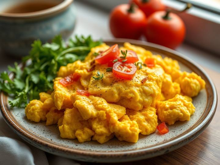 Turmeric Scrambled Eggs