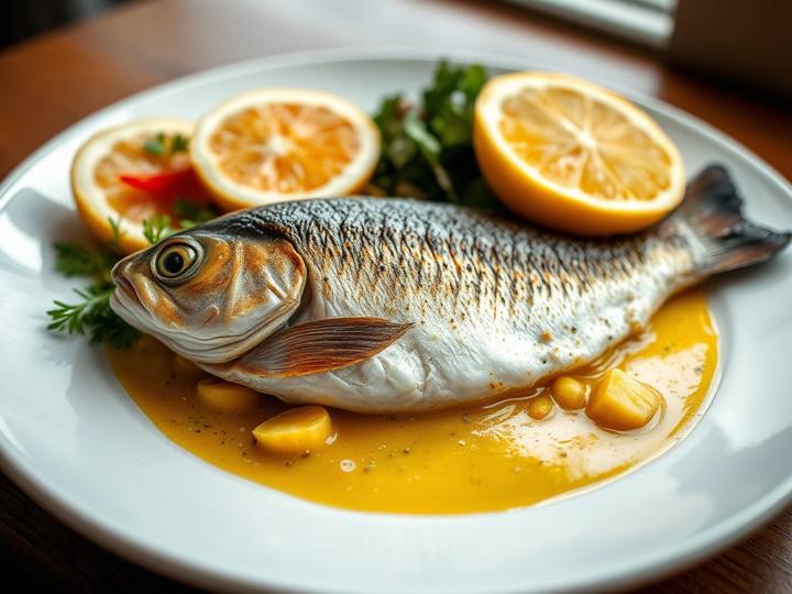Sorshe Ilish (Hilsa in Mustard Gravy)