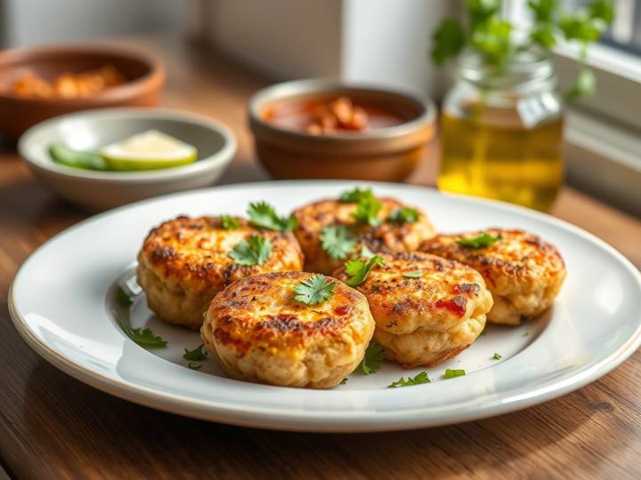 South Indian Style Fish Cutlets