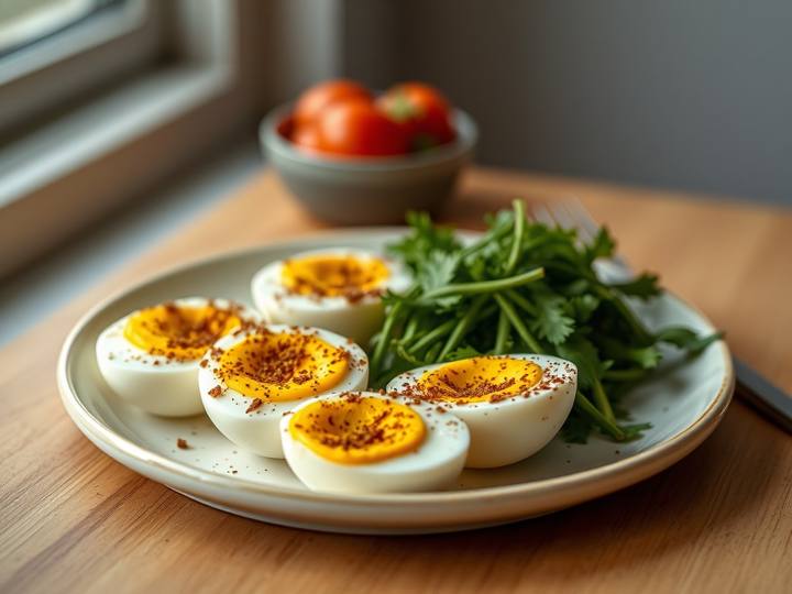 My Spiced Hard-Boiled Eggs