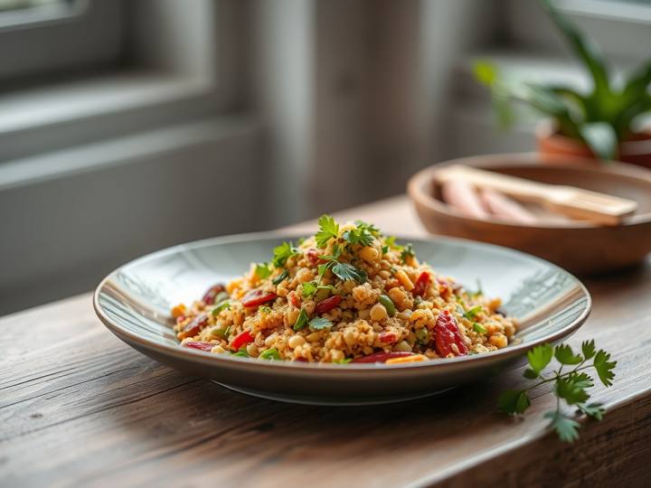 Sprouted Moong Salad