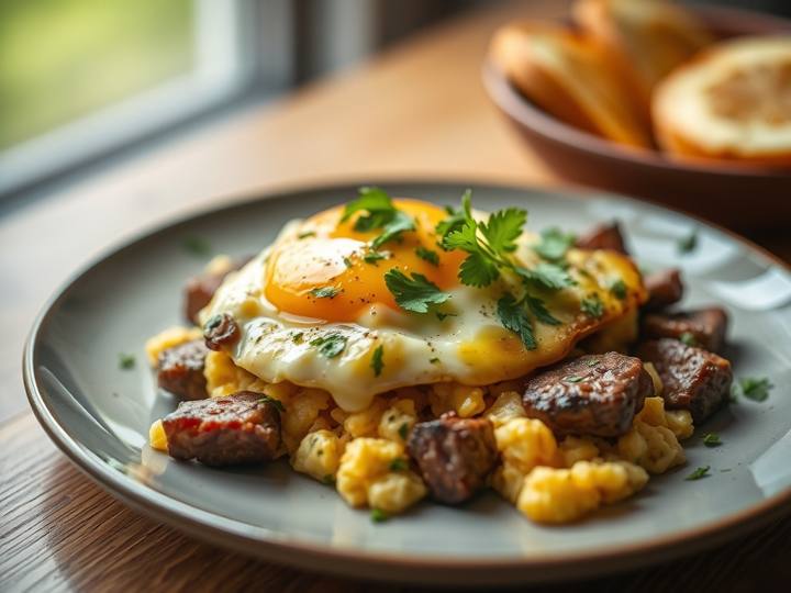 Steak and Egg Scramble